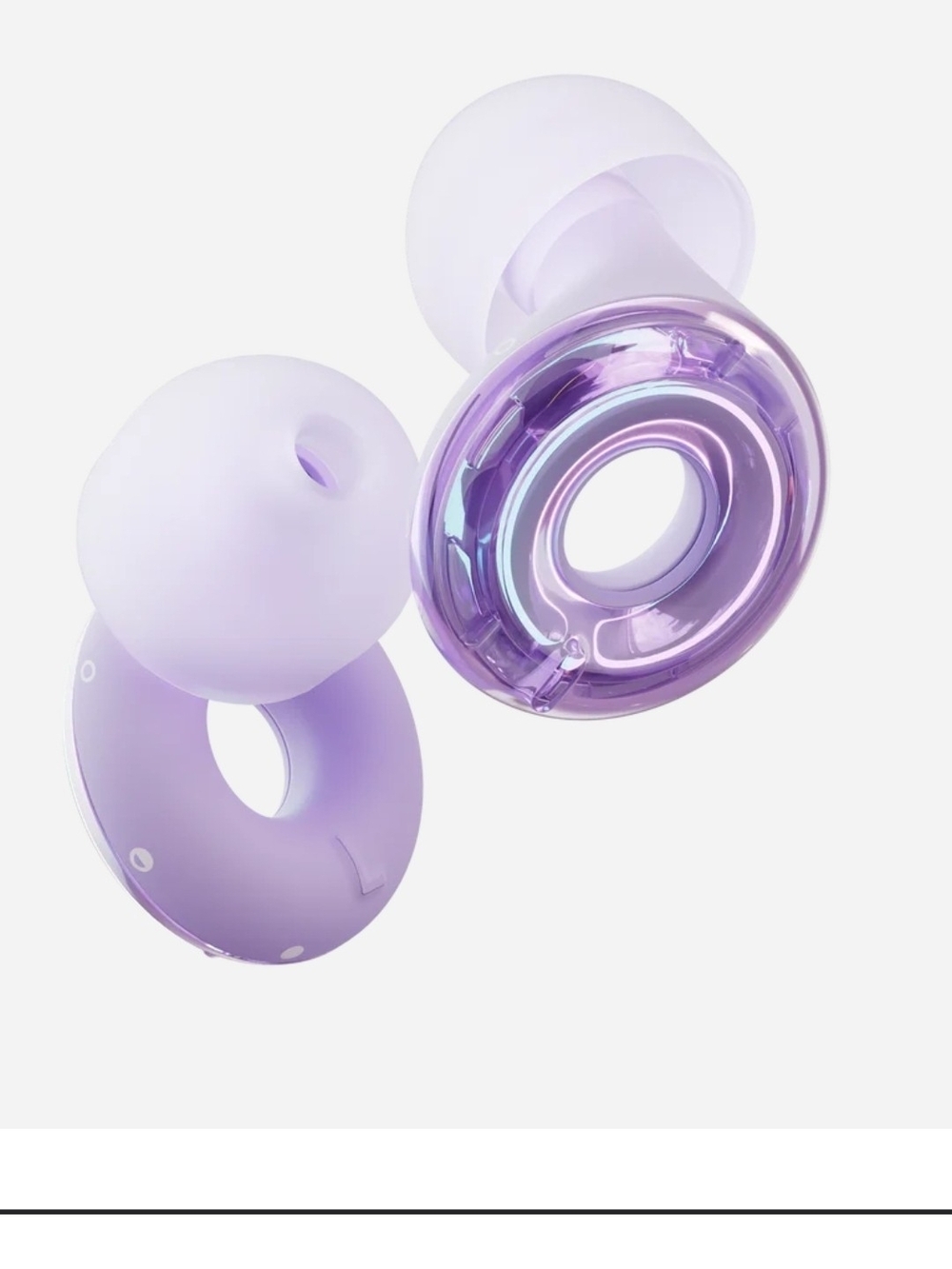 Loop Switch™ 2 Iridescent Lavender Earplugs For Engage Quiet And Experience